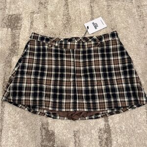 NWT- Princess Polly Plaid Skort